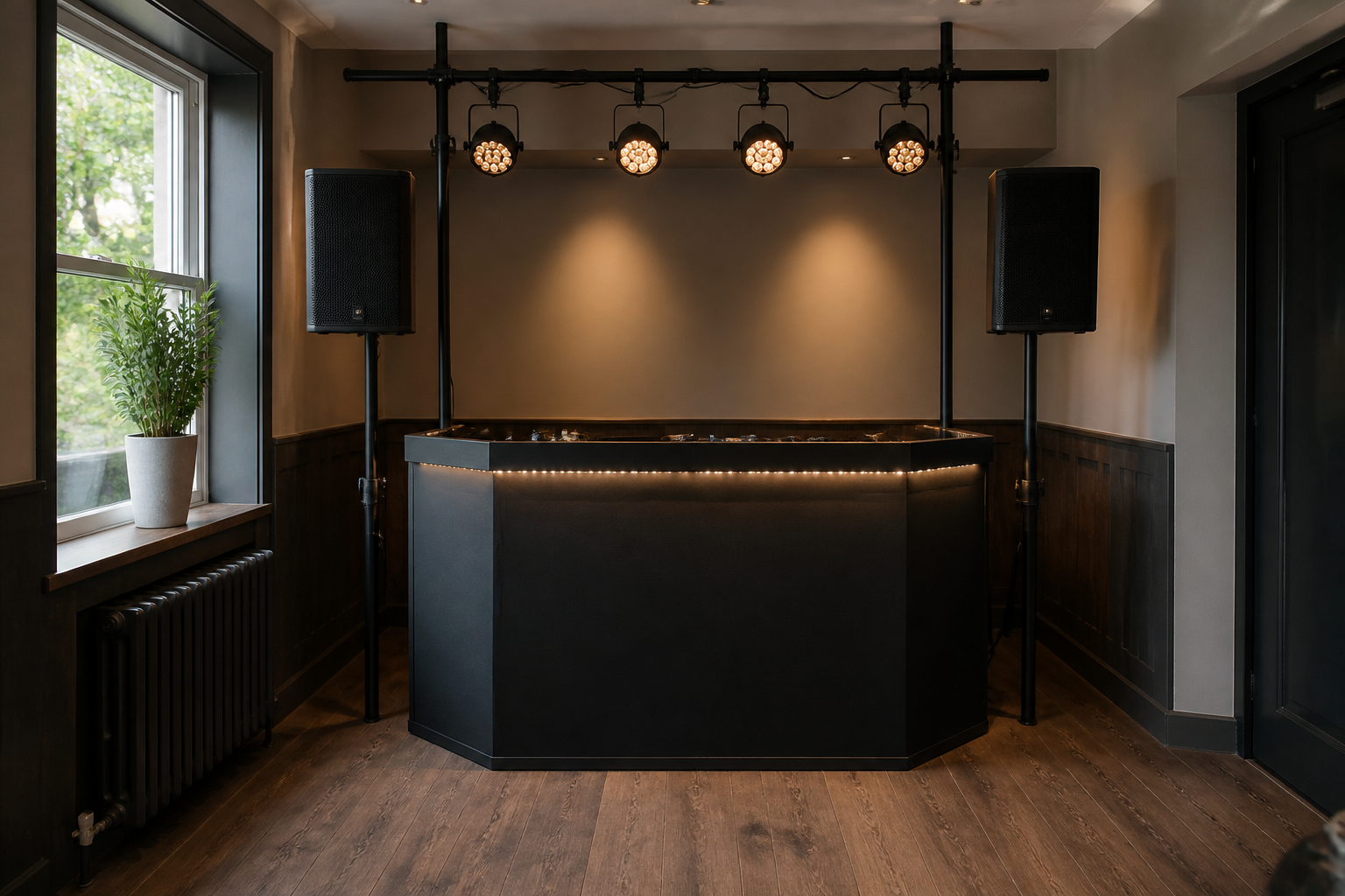 Small Venue DJ Booth service package